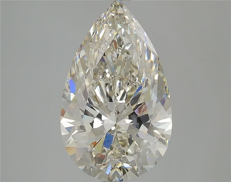 4.10ct I VS1 Rare Carat Ideal Cut Pear Lab Grown Diamond