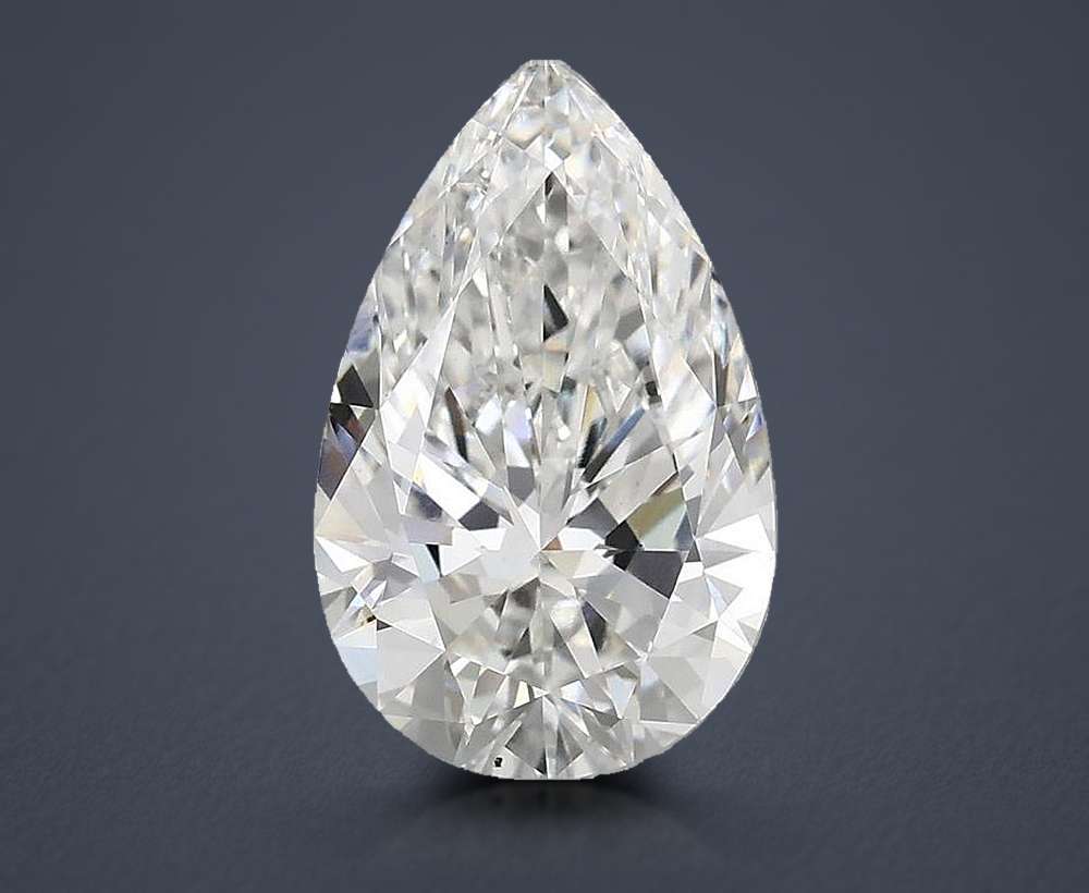 2.70 Carat Pear Lab Diamond