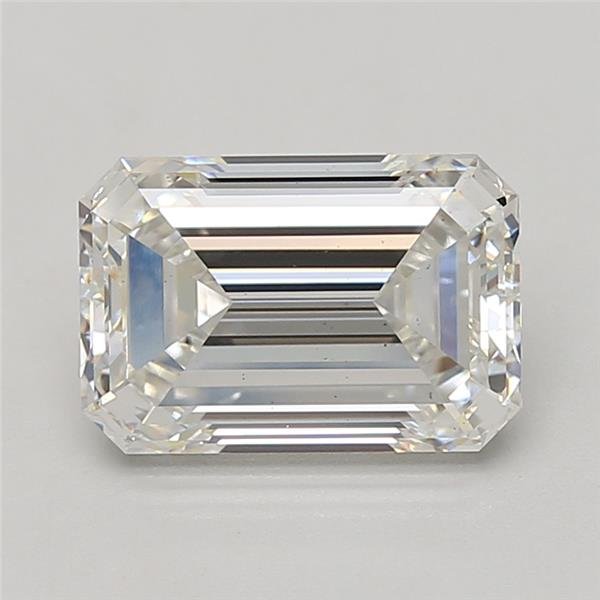 3.10ct E VS2 Rare Carat Ideal Cut Emerald Lab Grown Diamond