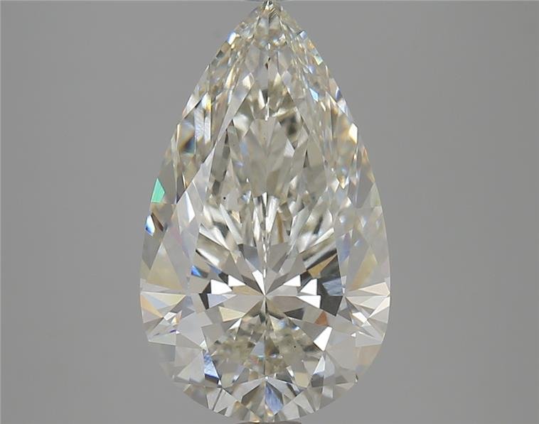 4.38ct I VS2 Rare Carat Ideal Cut Pear Lab Grown Diamond