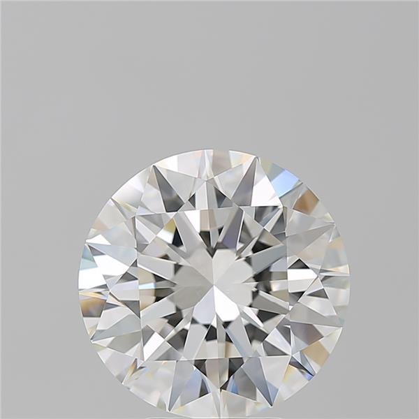 6.01ct H VVS2 Rare Carat Ideal Cut Round Diamond