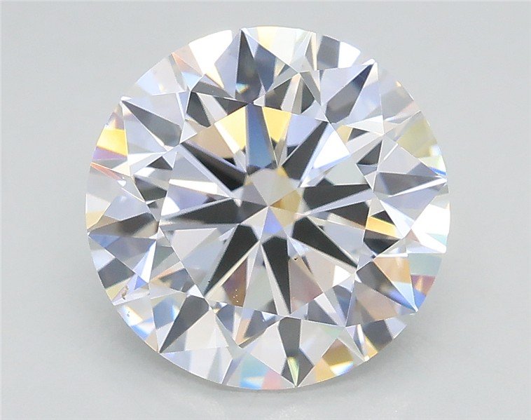 3.02ct F VS1 Rare Carat Ideal Cut Round Lab Grown Diamond