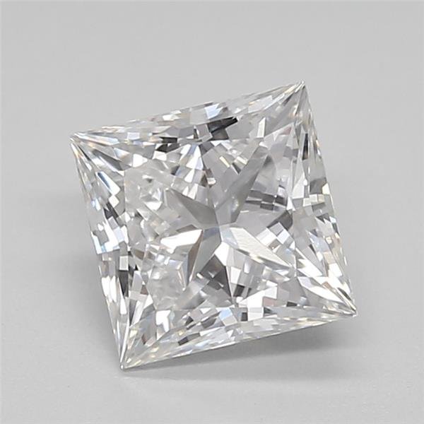 1.19ct D VVS2 Rare Carat Ideal Cut Princess Lab Grown Diamond