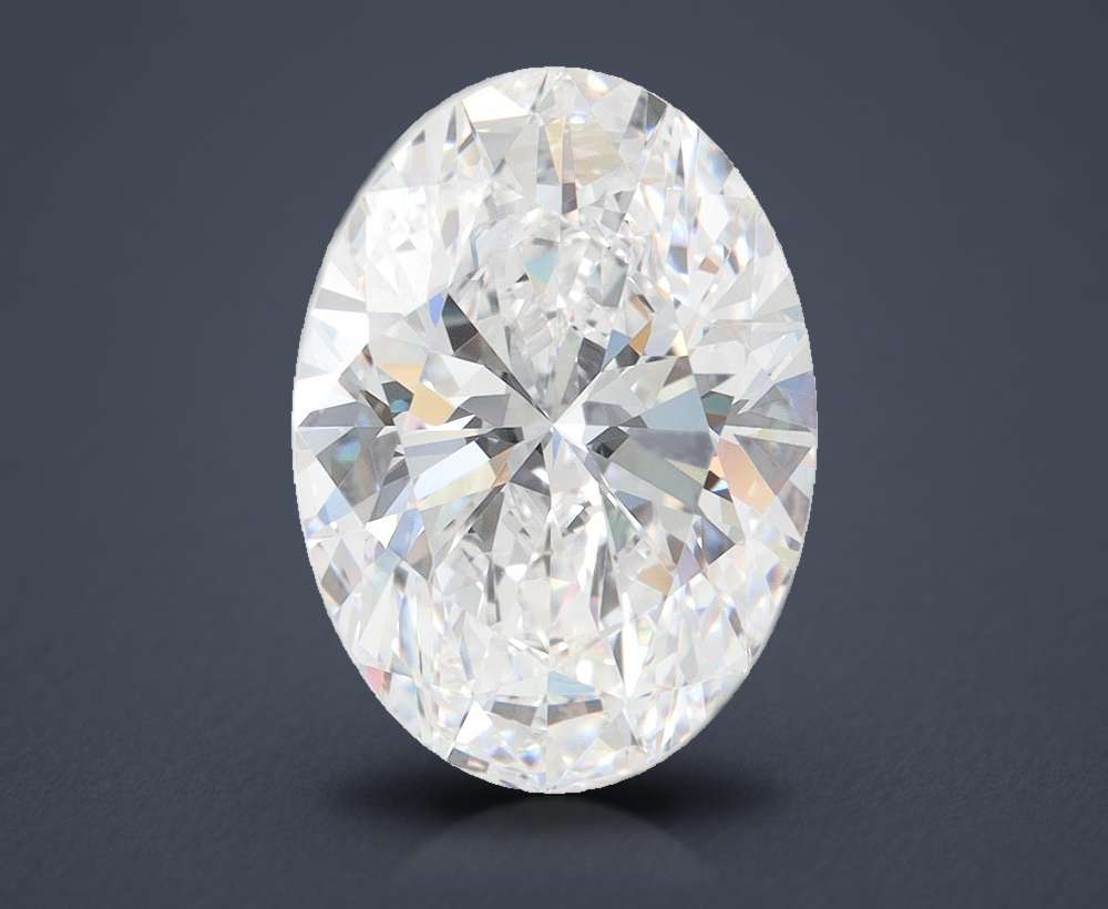 5.26 Carat Oval Lab Diamond