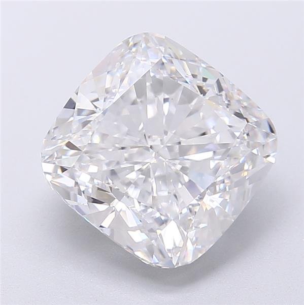 5.15ct E VVS2 Rare Carat Ideal Cut Cushion Lab Grown Diamond