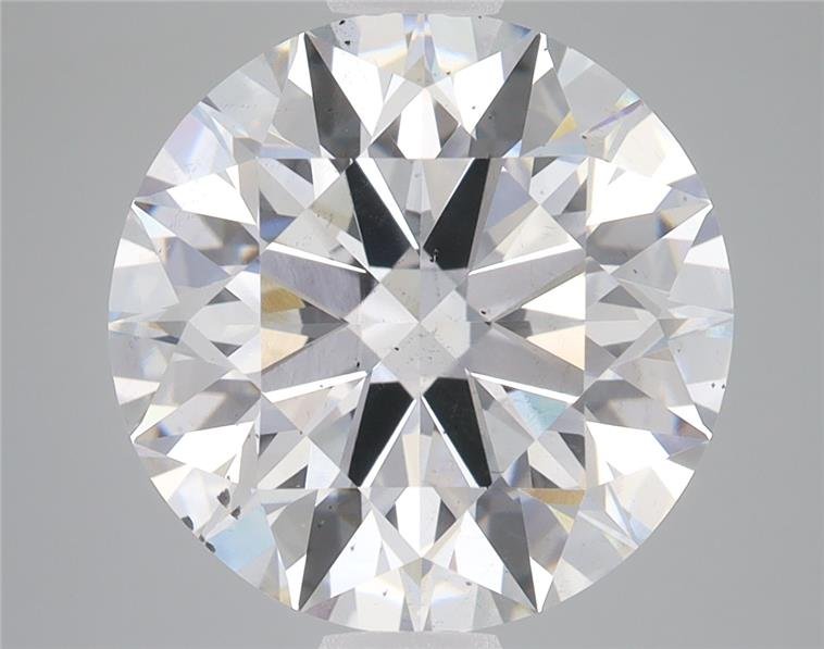 6.46ct F SI1 Rare Carat Ideal Cut Round Lab Grown Diamond