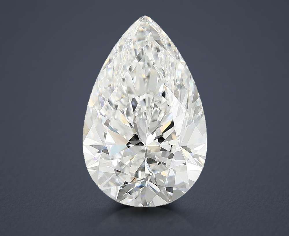 5.79 Carat Pear Lab Diamond