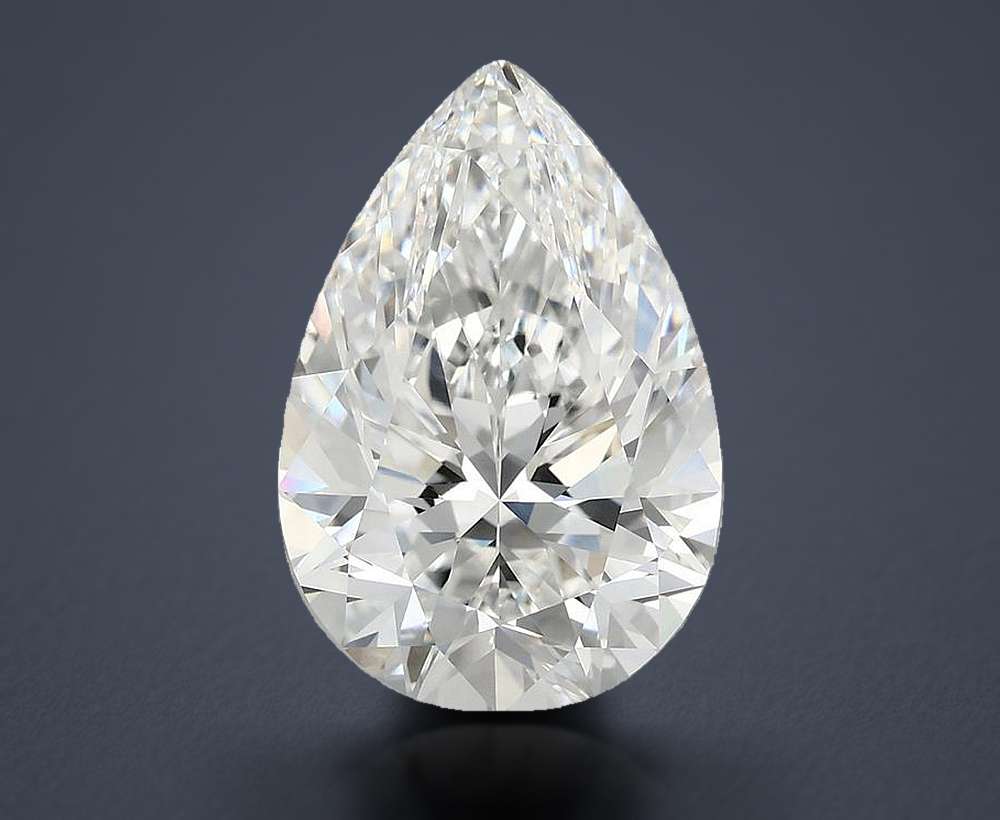 6.91 Carat Pear Lab Diamond