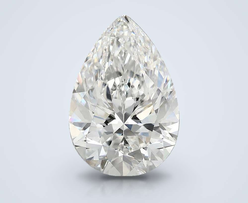 6.91 Carat Pear Lab Diamond