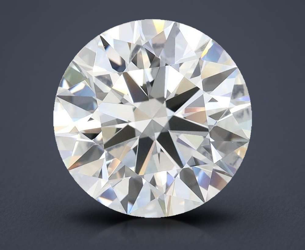 3.43 Carat Round Lab Diamond