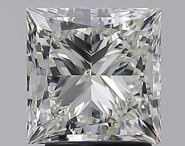 2.60ct J SI1 Rare Carat Ideal Cut Princess Diamond