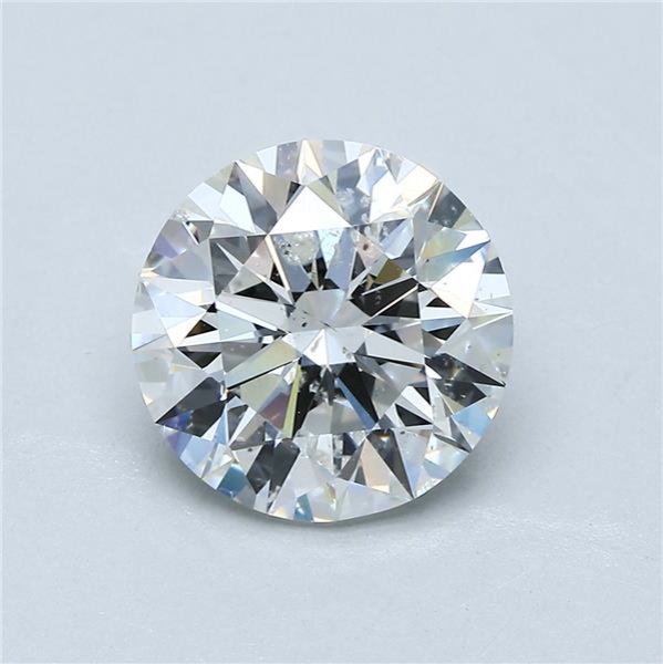 3.10ct G SI2 Rare Carat Ideal Cut Round Diamond