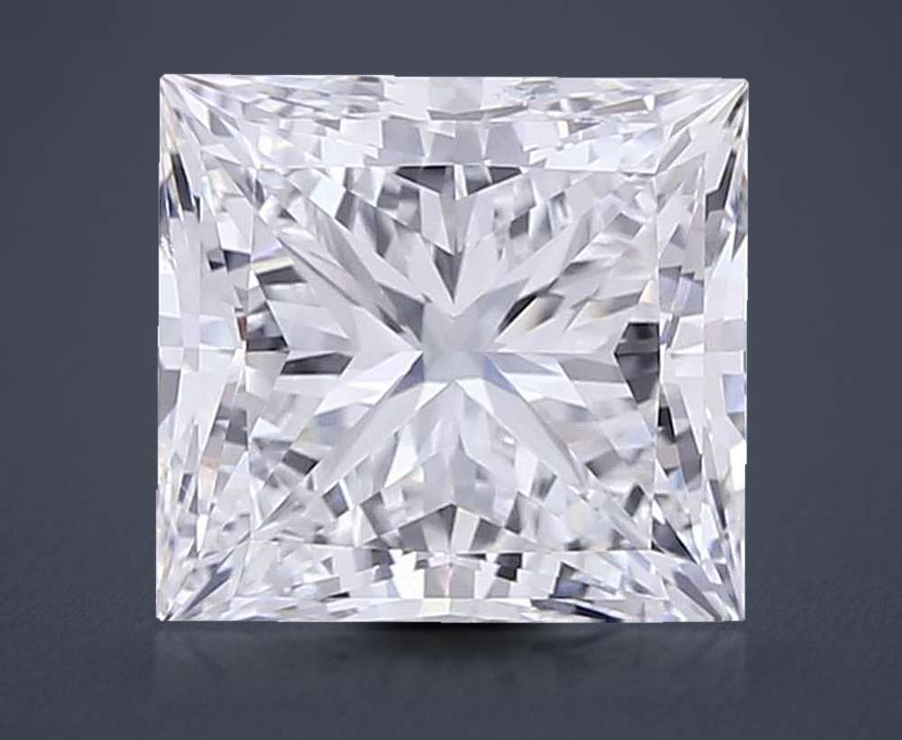 7.07 Carat Princess Lab Diamond