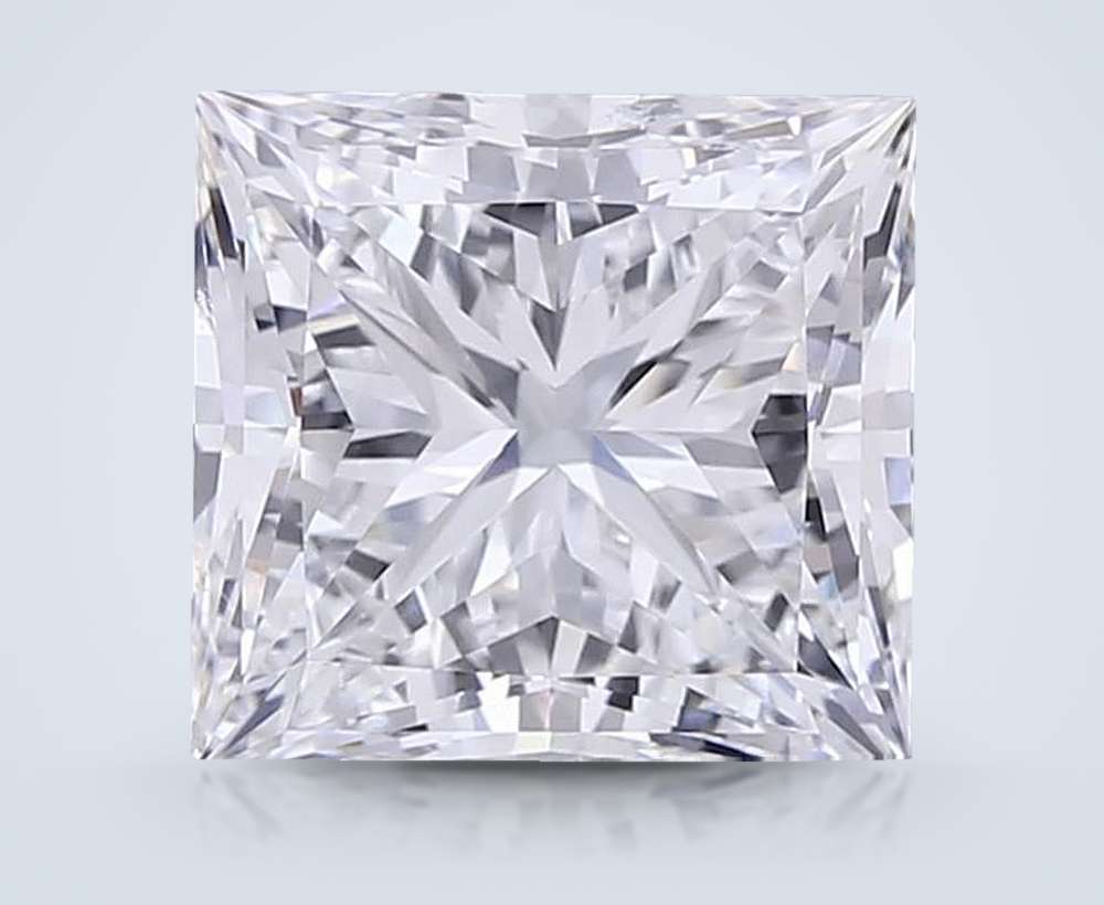 7.07 Carat Princess Lab Diamond