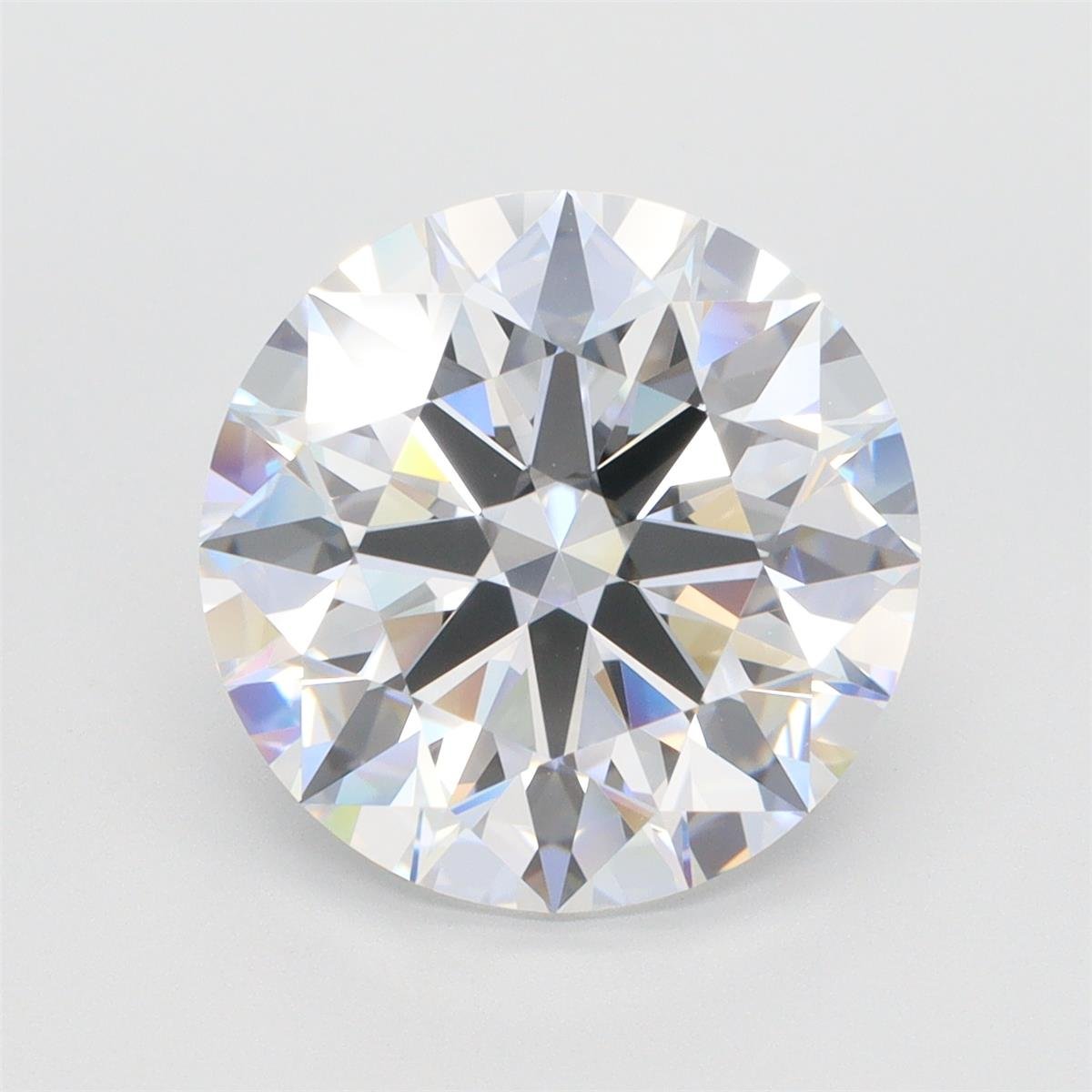 6.30ct D IF Rare Carat Ideal Cut Round Lab Grown Diamond