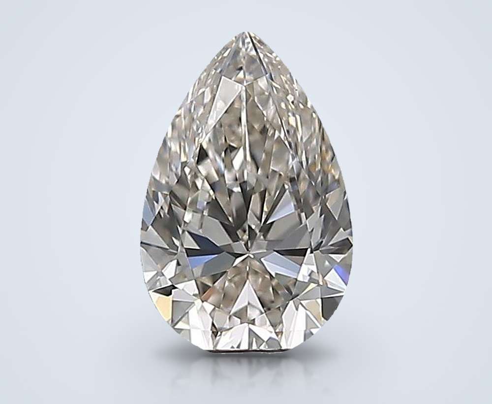 0.90 Carat Pear Natural Diamond