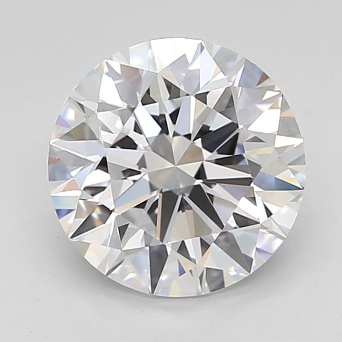 2.47ct D VVS1 Excellent Cut Round Lab Grown Diamond