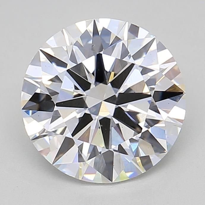 2.61ct F VS2 Rare Carat Ideal Cut Round Lab Grown Diamond