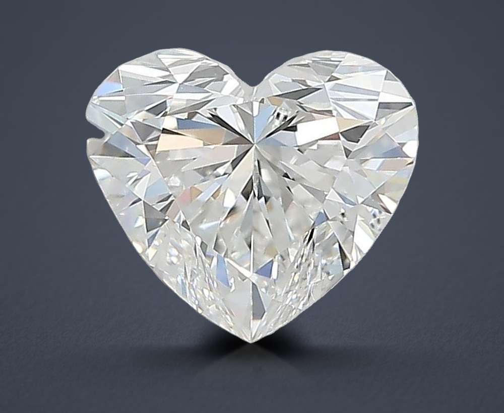 1.61 Carat Heart Lab Diamond
