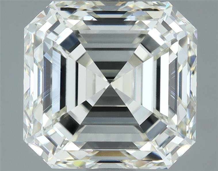 3.05ct J VVS2 Very Good Cut Asscher Diamond