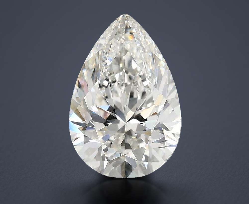 2.68 Carat Pear Lab Diamond