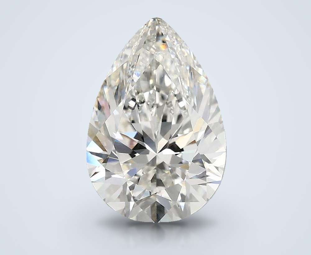 2.68 Carat Pear Lab Diamond
