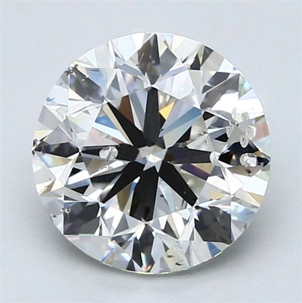 3.01ct G SI2 Very Good Cut Round Diamond