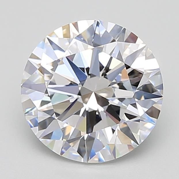 3.02ct D VVS2 Rare Carat Ideal Cut Round Lab Grown Diamond