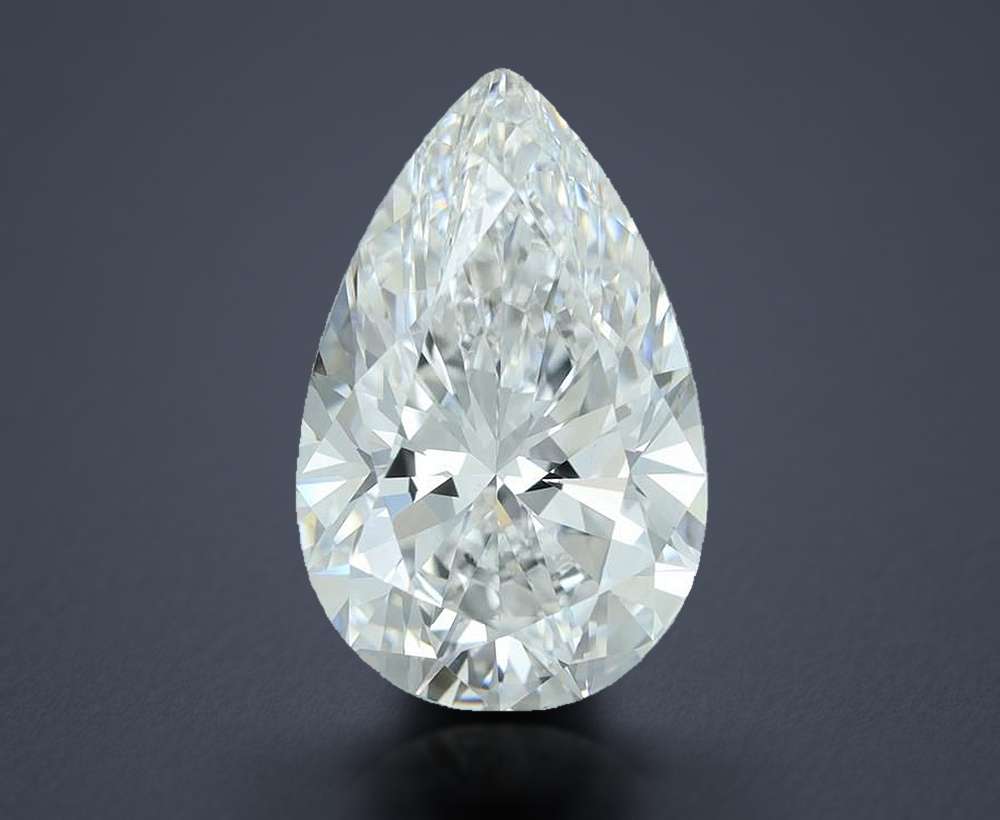 3.00 Carat Pear Lab Diamond