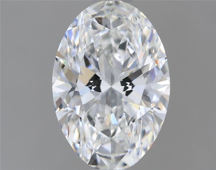 1.06ct F VVS2 Very Good Cut Oval Lab Grown Diamond