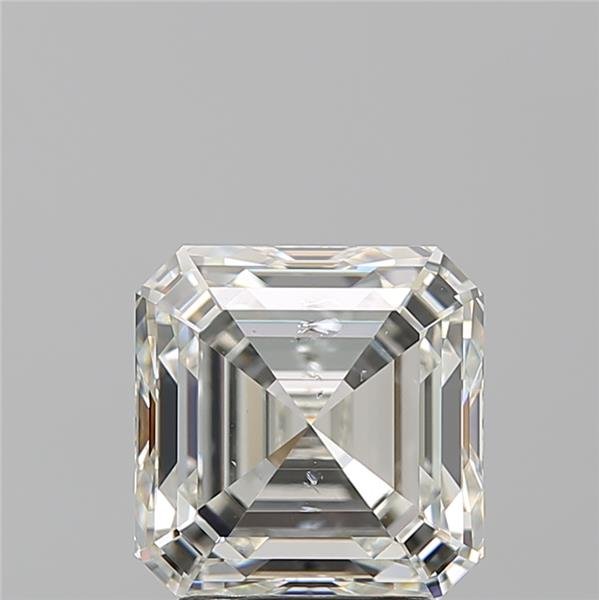 3.02ct J SI2 Rare Carat Ideal Cut Asscher Diamond