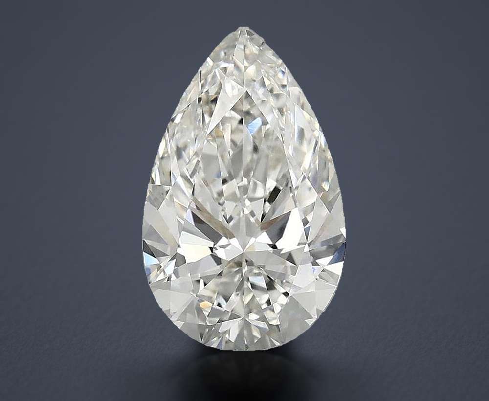 2.75 Carat Pear Lab Diamond