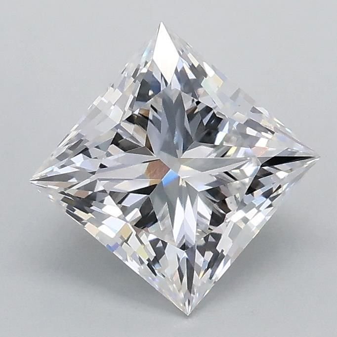 1.09ct D VVS2 Rare Carat Ideal Cut Princess Lab Grown Diamond