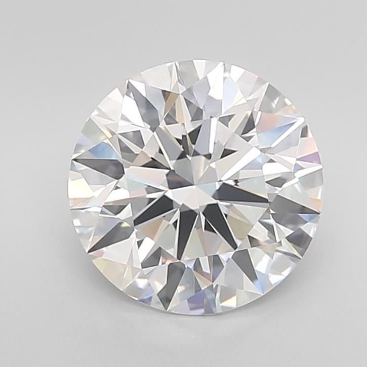 4.06ct E VVS2 Rare Carat Ideal Cut Round Lab Grown Diamond