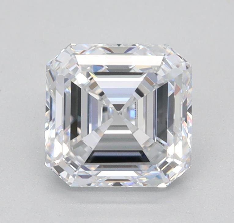 1.02ct D VVS2 Rare Carat Ideal Cut Asscher Lab Grown Diamond