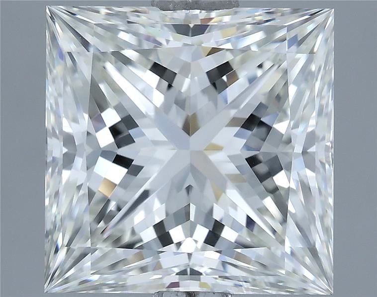 4.07ct H IF Rare Carat Ideal Cut Princess Diamond