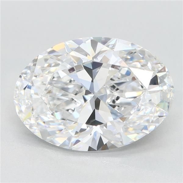 2.61ct D VVS1 Rare Carat Ideal Cut Oval Lab Grown Diamond