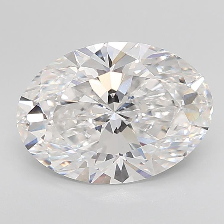 5.03ct E VS1 Rare Carat Ideal Cut Oval Lab Grown Diamond