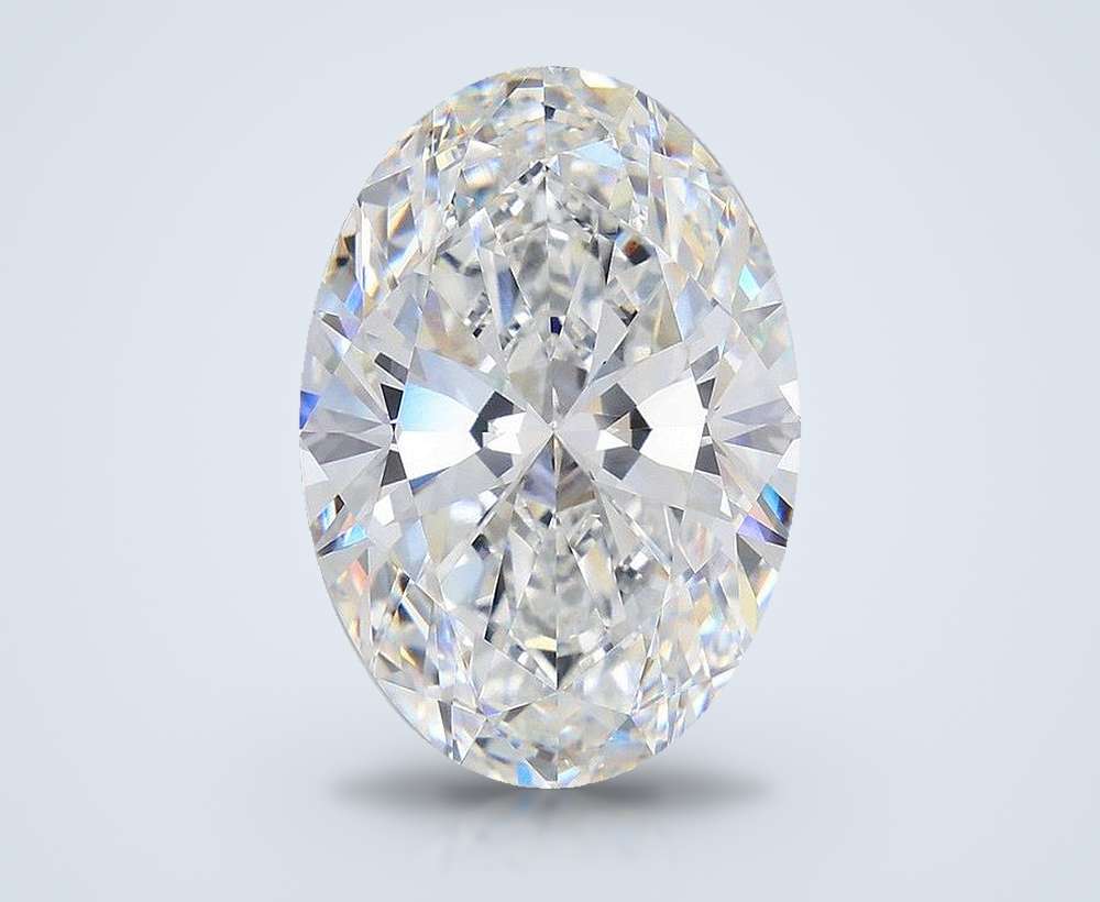 13.57 Carat Oval Lab Diamond