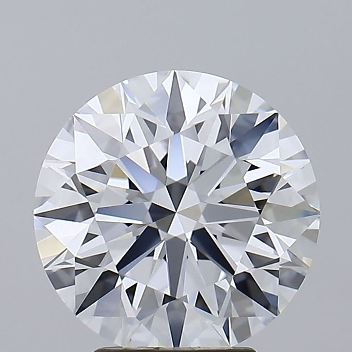 4.20ct F IF Rare Carat Ideal Cut Round Lab Grown Diamond