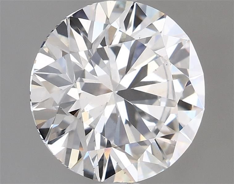 3.12ct H VS2 Rare Carat Ideal Cut Round Lab Grown Diamond