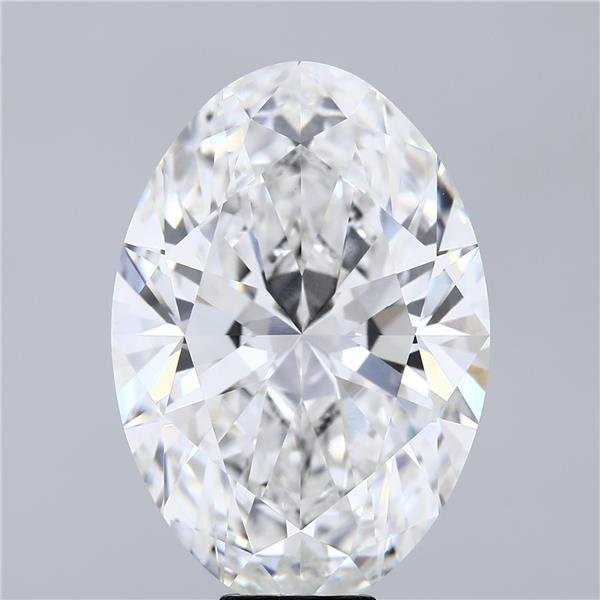 15.08ct F VVS2 Rare Carat Ideal Cut Oval Lab Grown Diamond