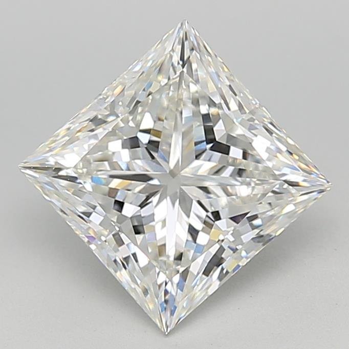 3.11ct G VVS2 Rare Carat Ideal Cut Princess Lab Grown Diamond