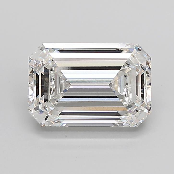 8.07ct F VS1 Rare Carat Ideal Cut Emerald Lab Grown Diamond