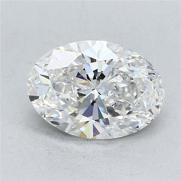 2.06ct F VS1 Rare Carat Ideal Cut Oval Lab Grown Diamond