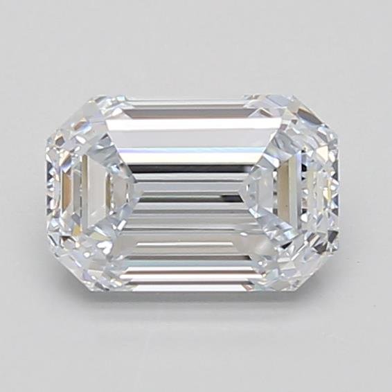 0.83ct F IF Very Good Cut Emerald Lab Grown Diamond