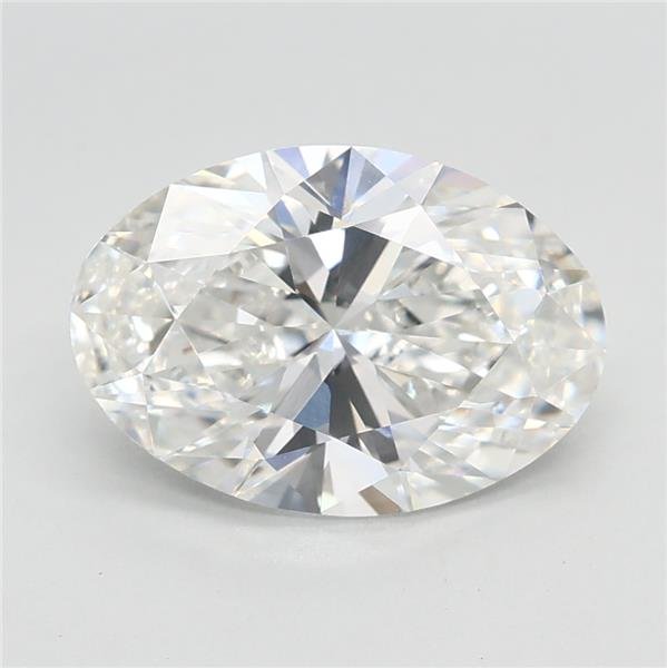 2.01ct F VVS2 Rare Carat Ideal Cut Oval Lab Grown Diamond