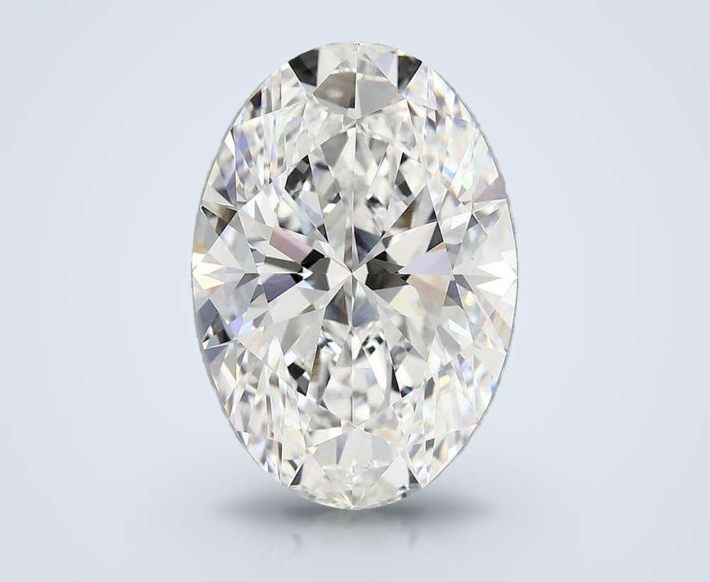 6.83 Carat Oval Lab Diamond