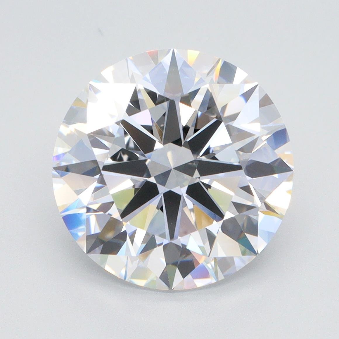 5.16ct D VVS2 Rare Carat Ideal Cut Round Lab Grown Diamond