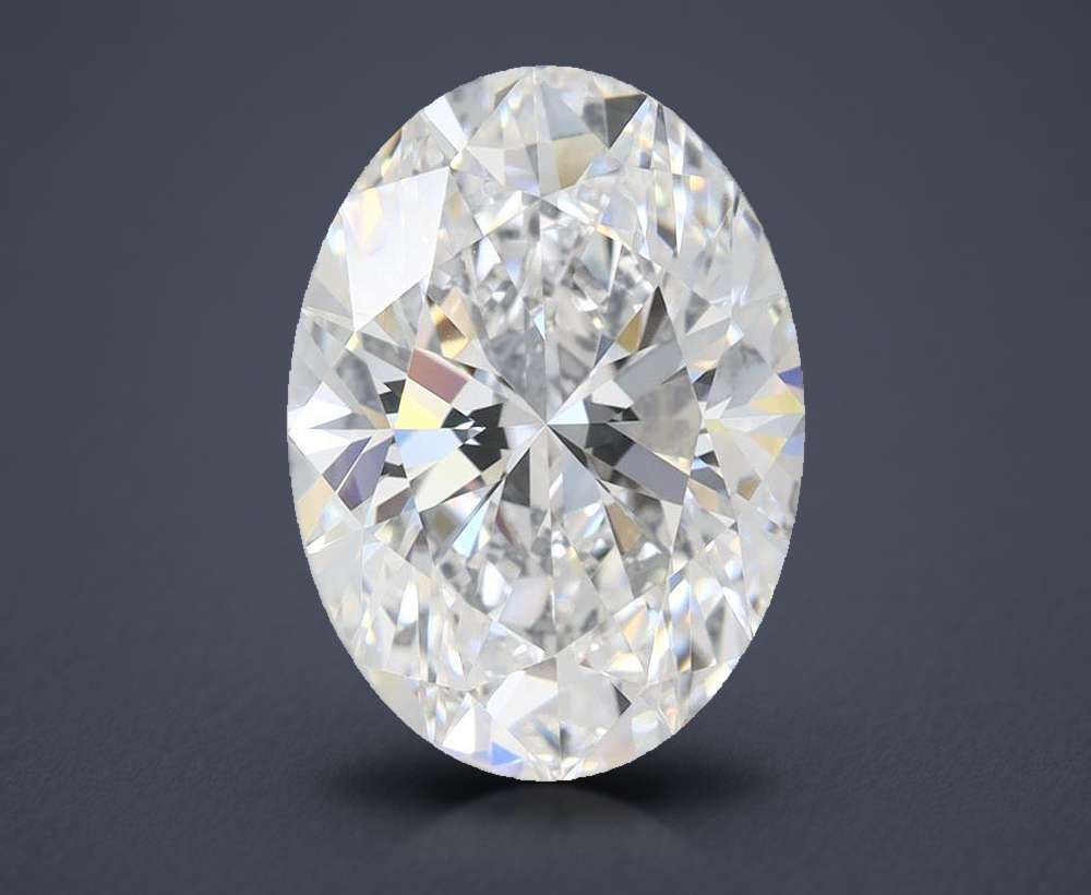 3.52 Carat Oval Lab Diamond